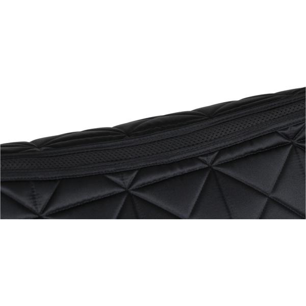2026 WeatherBeeta Satin Luxe Air-Tec Dressage Saddle Pad 1030348 - Black